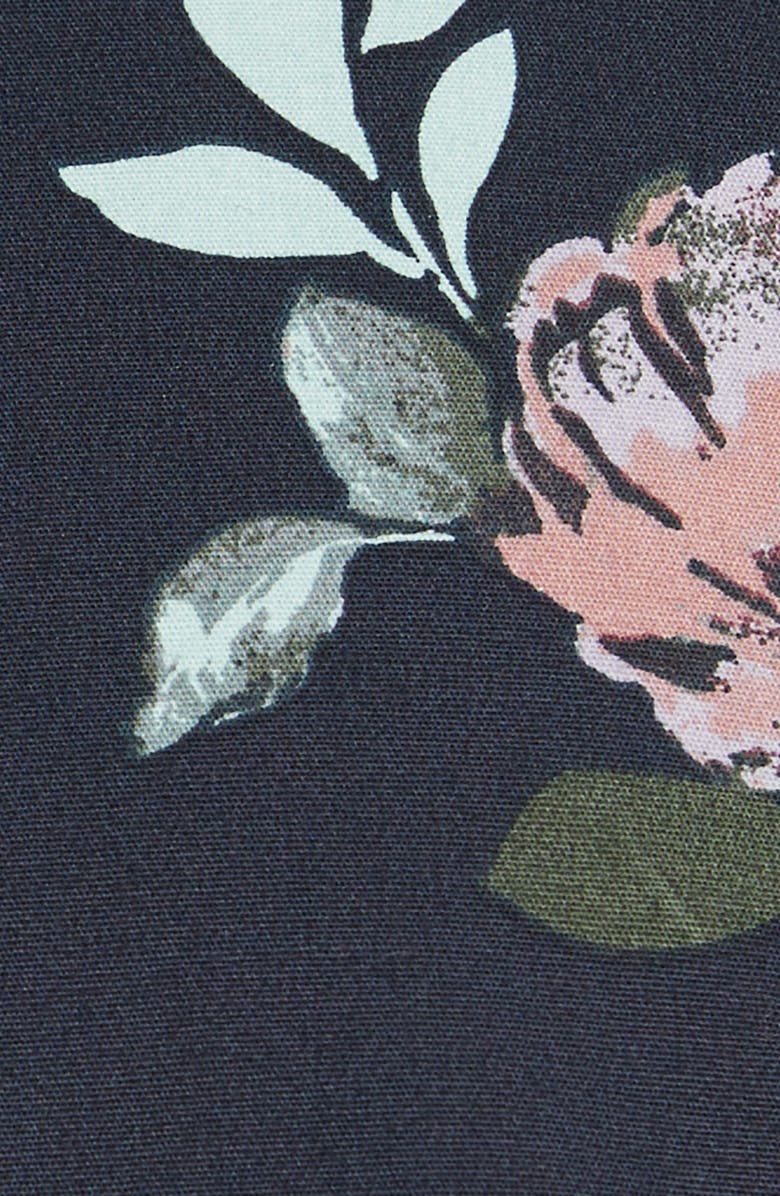 Johnny Bigg Kennedy Floral Short Sleeve Stretch Cotton Button-Down Shirt, Alternate, color,