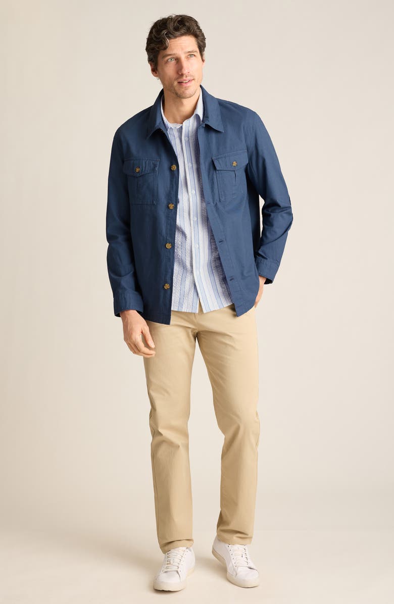 Bonobos One Fit Shirt Jacket, Alternate, color, French Blue