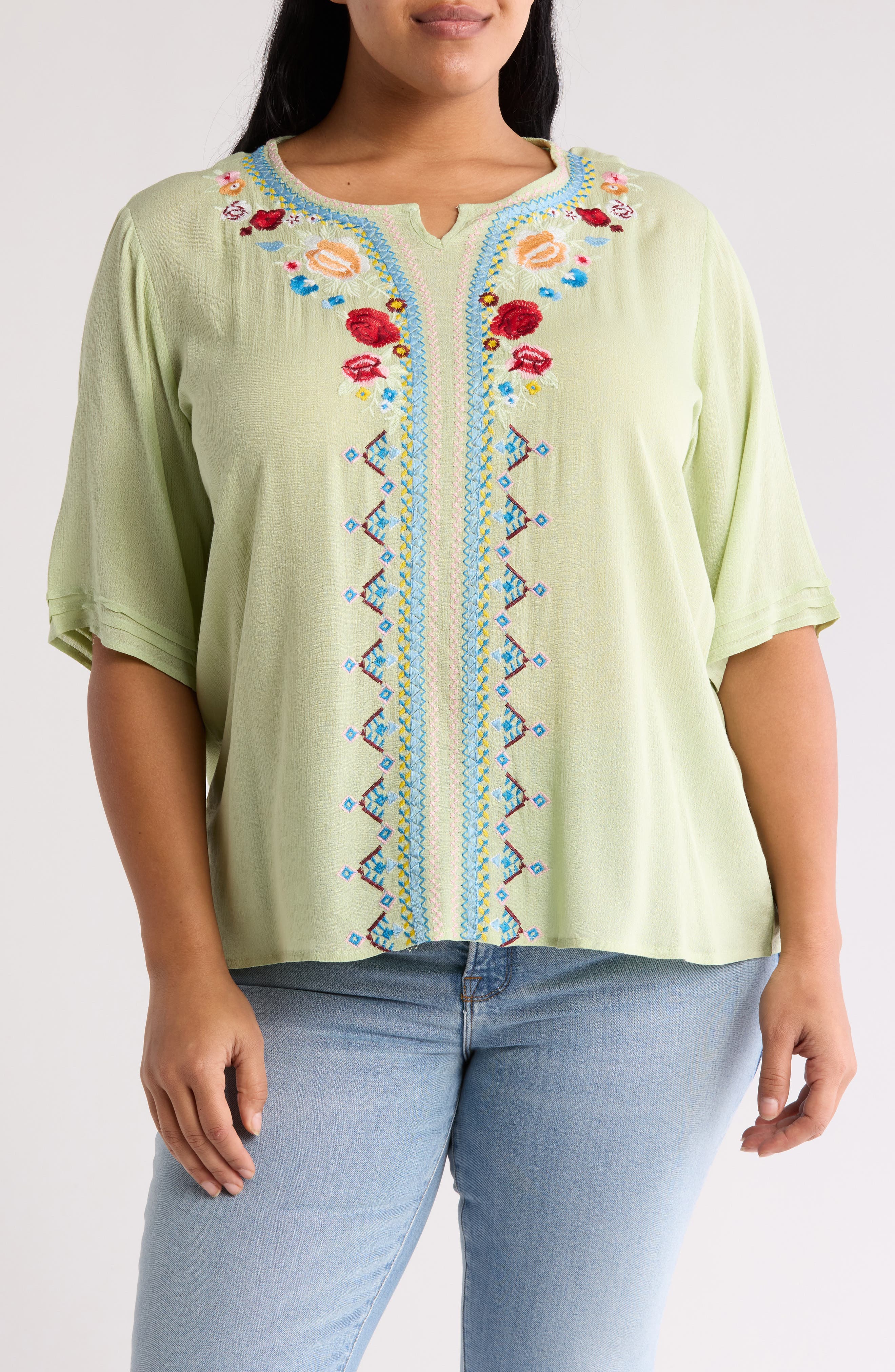 Forgotten Grace Embroidered Blouse