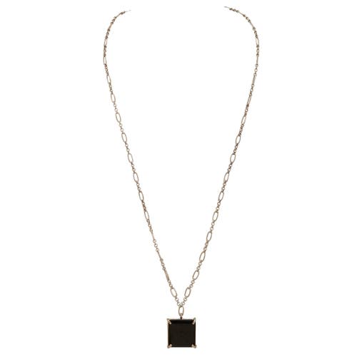 Dhwani Bhansal Blanco Pendant In White Rhodium Plated