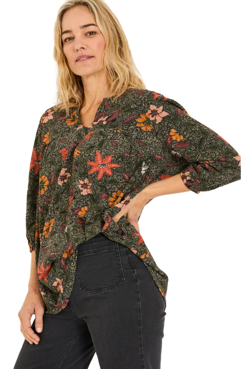 FatFace Enya Floral Tunic, Main, color,