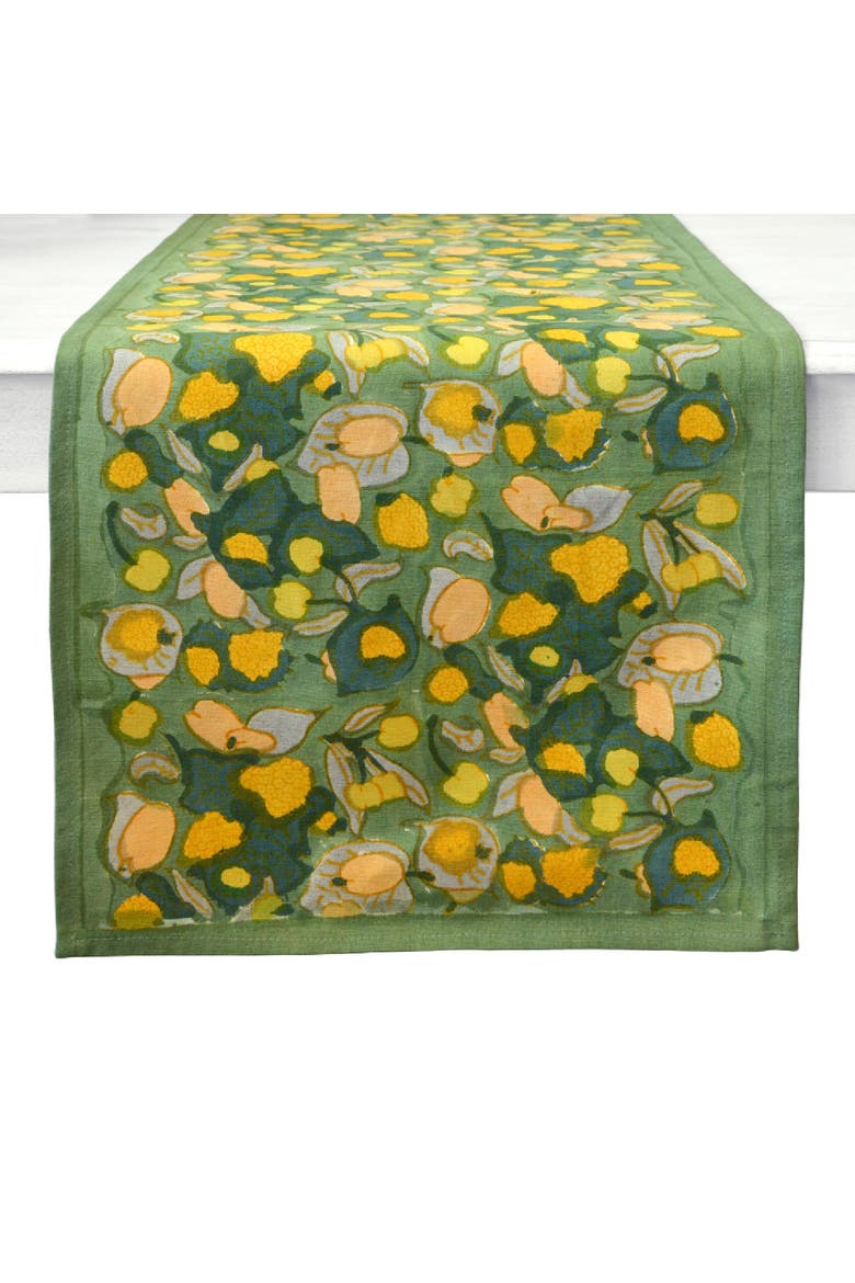 Fruit Runner, Main, color, Yellow/Green 16" x 90"