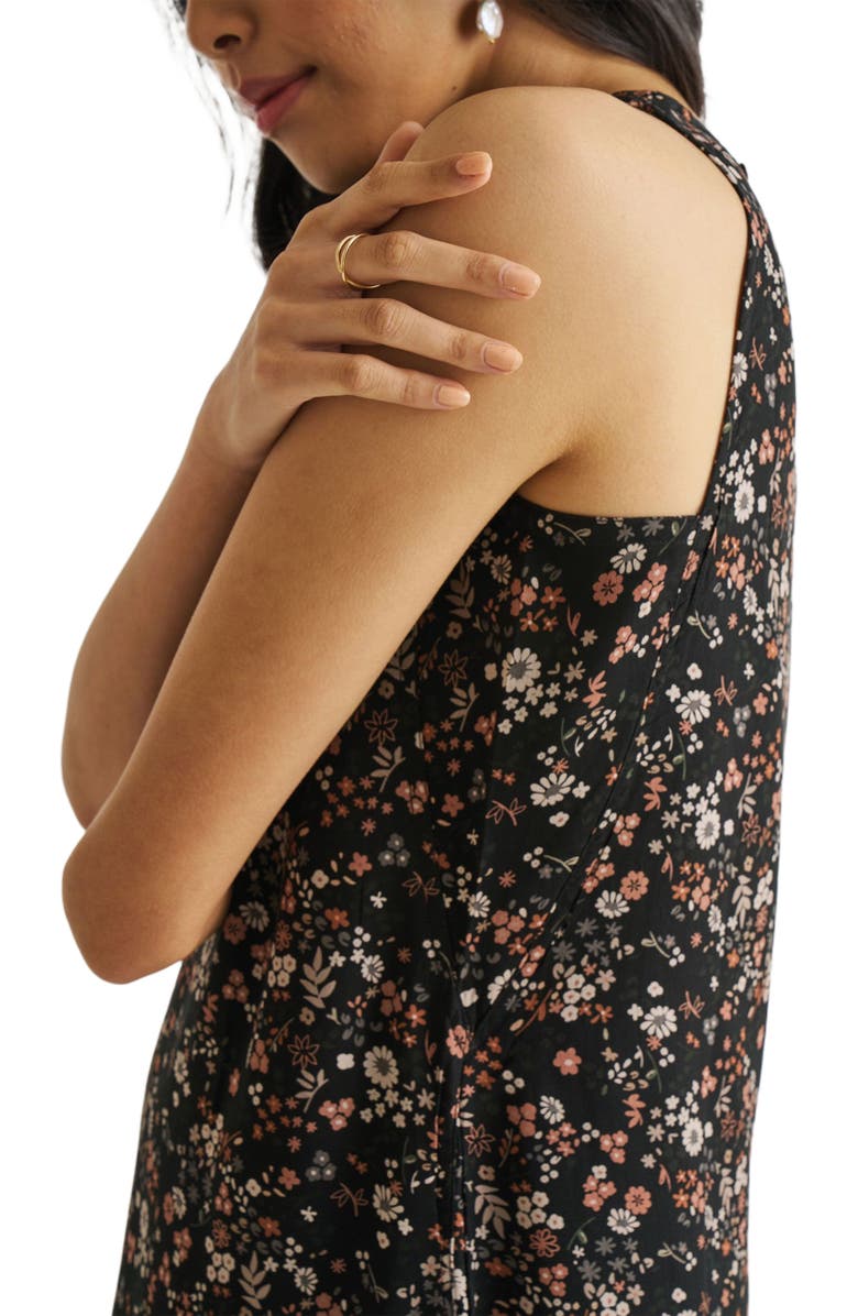 Reistor Printed Floral V-Neck Straight Dress, Alternate, color,