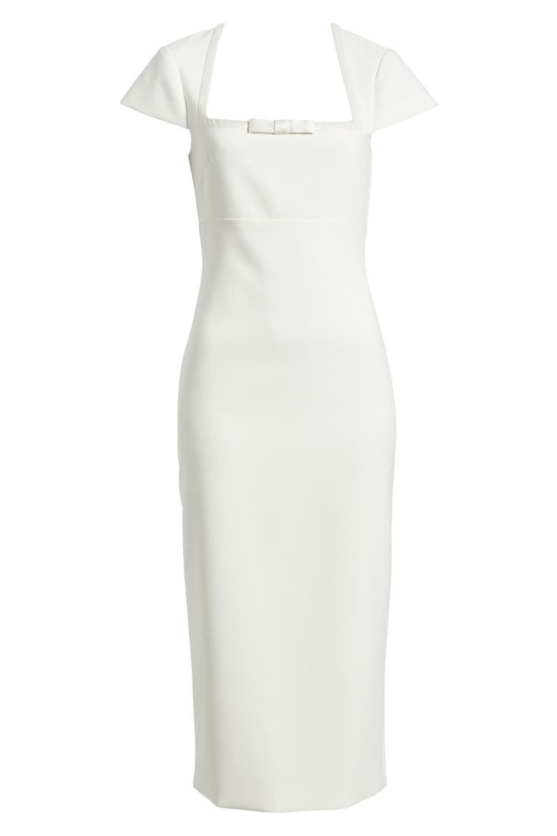 Brodie Cocktail Midi Dress, Alternate, color, WHITE