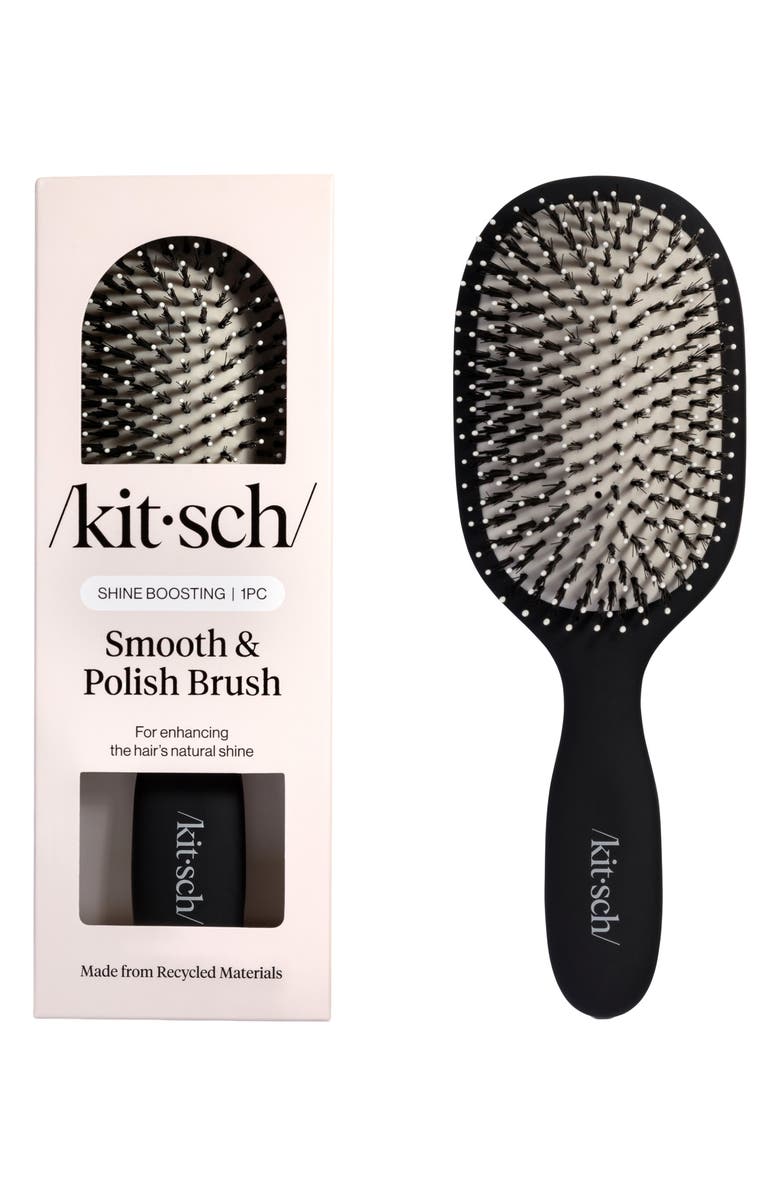 Kitsch Smooth & Polish Brush, Main, color, Black