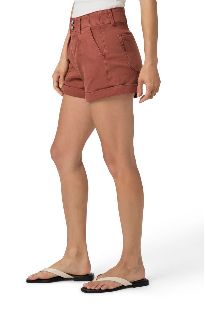 Brooklyn High Waist Utility Shorts, Alternate, color, VINTAGE CLAY SUNSET