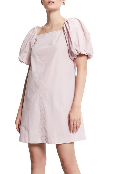 Poplin Short Dress