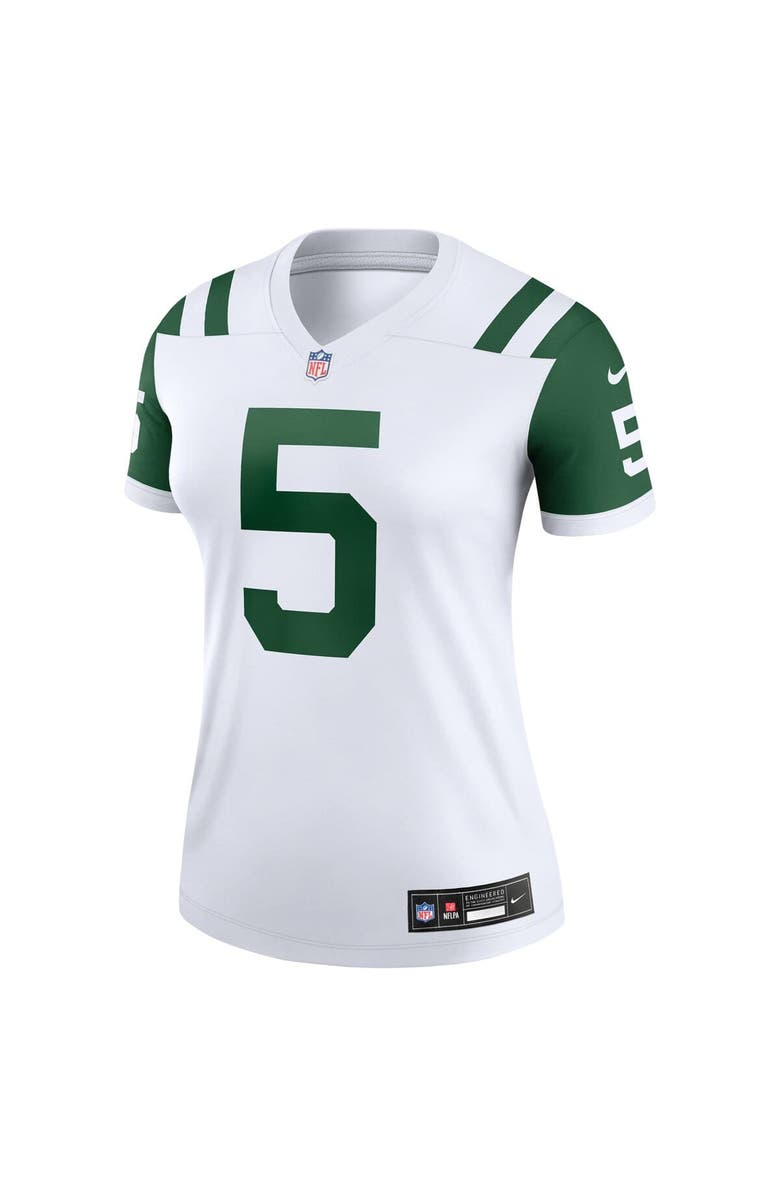 Nike Women's Nike Garrett Wilson Classic Alternate White New York Jets Alternate Legend Player Performance Top, Alternate, color, White