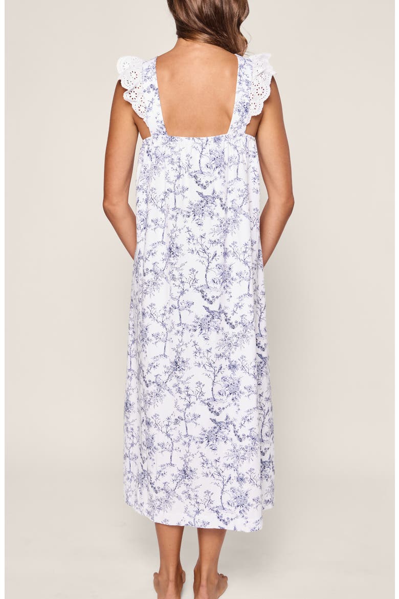 Clara Pima Cotton Nightgown, Alternate, color, WHITE