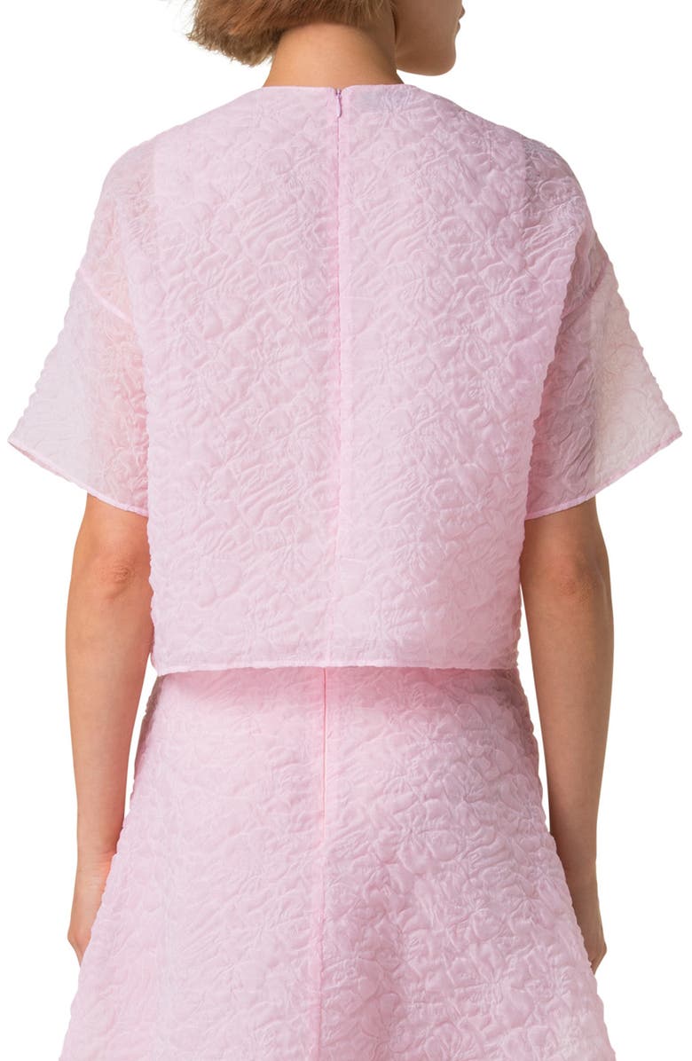 Akris Techno Organza Boxy Top, Alternate, color, 
