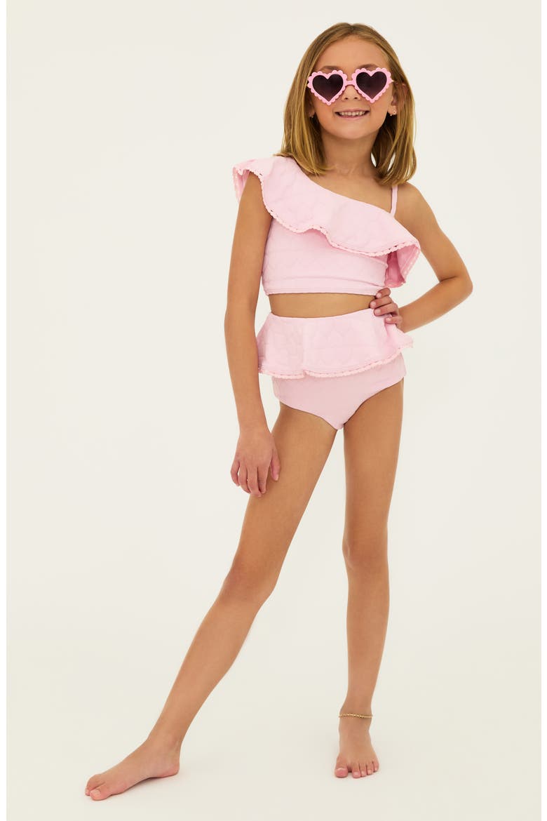 Kids' Little Ava/Daisy Two-Piece Swimsuit, Main, color, PINK SANDS