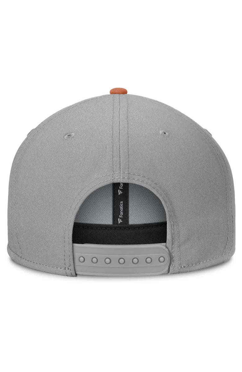 FANATICS Men's Fanatics Gray Texas Longhorns Duo Snapback Hat, Alternate, color, 