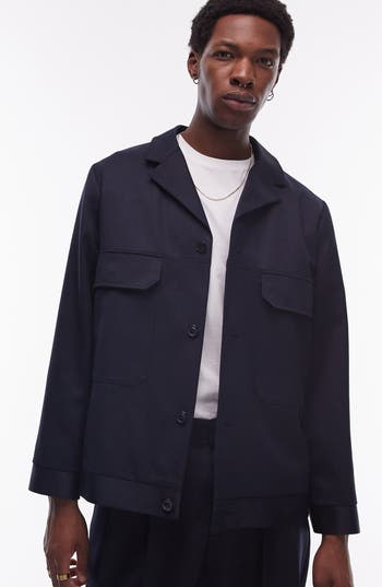TOPMAN TOPMAN HARRINGTON SUIT JACKET 