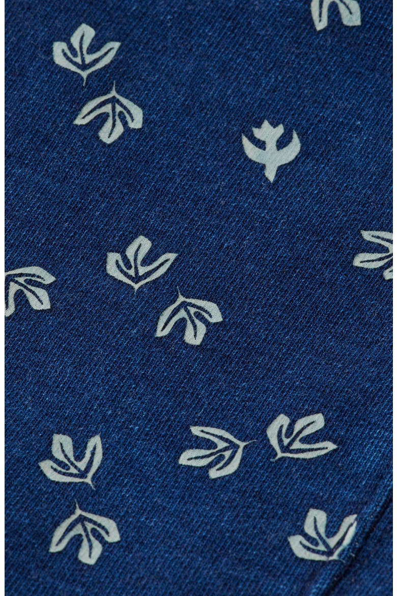 Indigo Cotton Crewneck Sweatshirt, Alternate, color, INDIGO