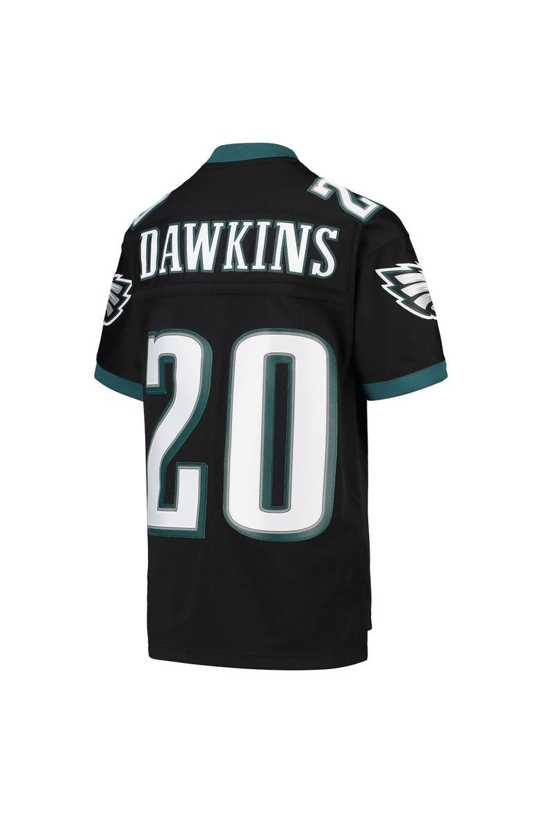 Youth Mitchell & Ness Brian Dawkins Black Philadelphia Eagles 2004 Legacy Retired Player Jersey, Alternate, color, Black