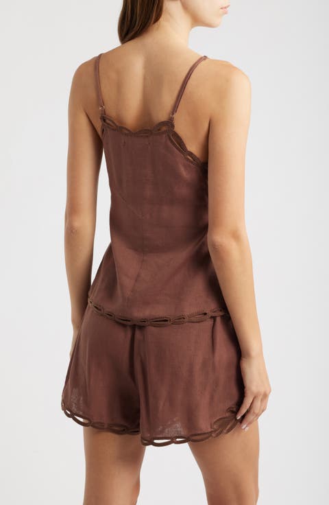 Comte Embroidered Trim Camisole