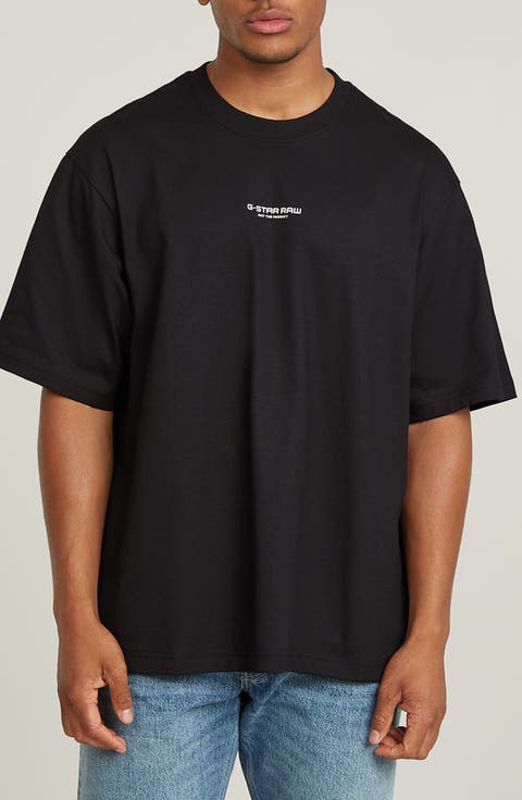 Center Chest Logo Organic Cotton Graphic T-Shirt