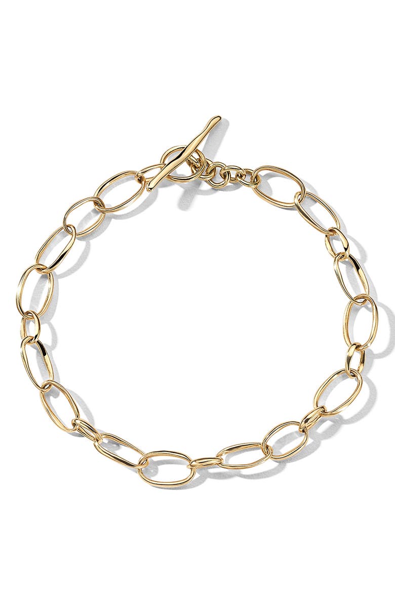 Ippolita Classico Scultura Tiny Link Bracelet, Main, color, 