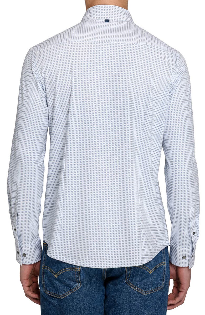 W.R.K Abstract Dot Reworked Dress Shirt, Alternate, color, White/ Navy