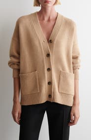COS V-Neck Merino Wool & Recycled Cashmere Cardigan