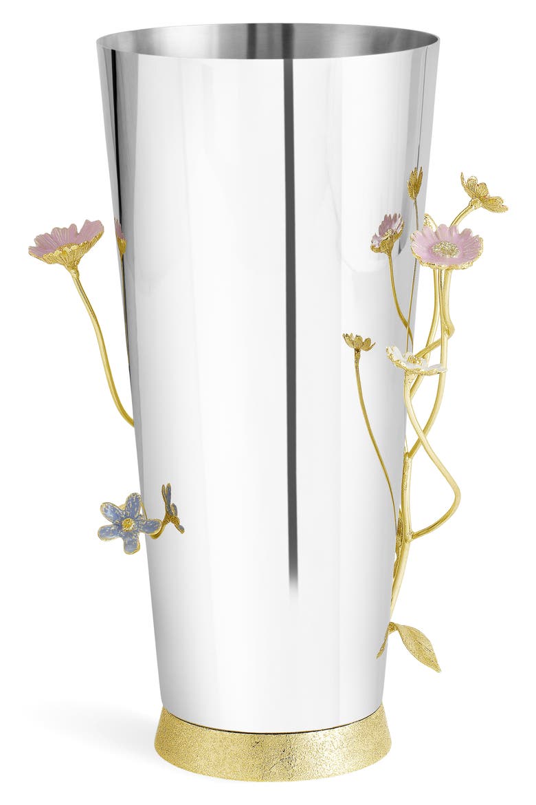 Wildflowers Large Vase, Alternate, color, SILVER MULTI