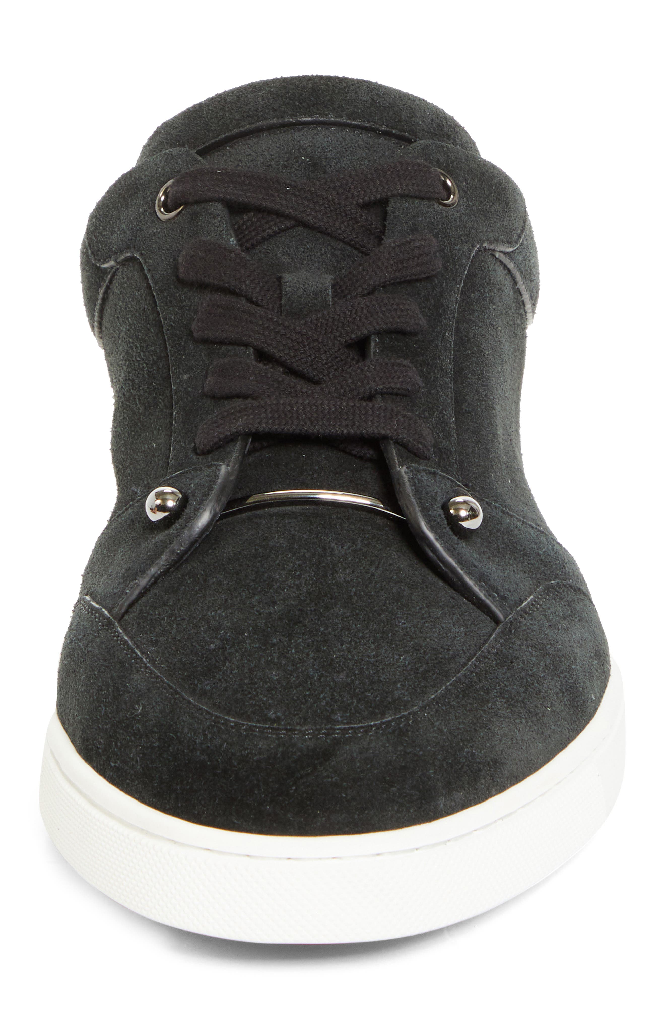 Christian Louboutin Chambelisneak Flat Low Top Sneaker, Alternate, color, Black