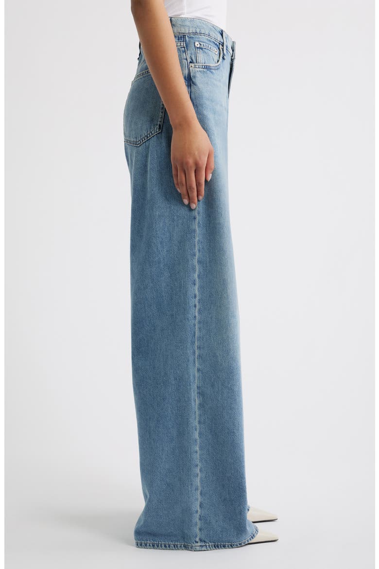Featherweight Sofie High Waist Wide Leg Jeans, Alternate, color, AMALFI GROM