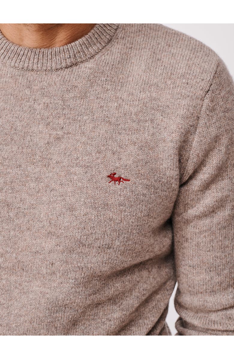 Aubin Phillips Lambswool Crew Neck Sweater, Alternate, color, Stone