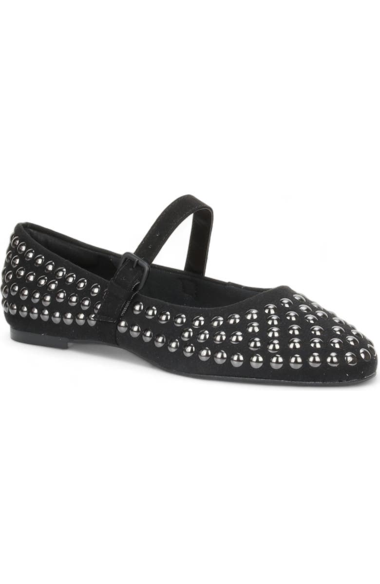 Love Rio Misty Studded Mary Jane Ballet Flat, Main, color, Black
