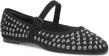 Misty Studded Mary Jane Ballet Flat