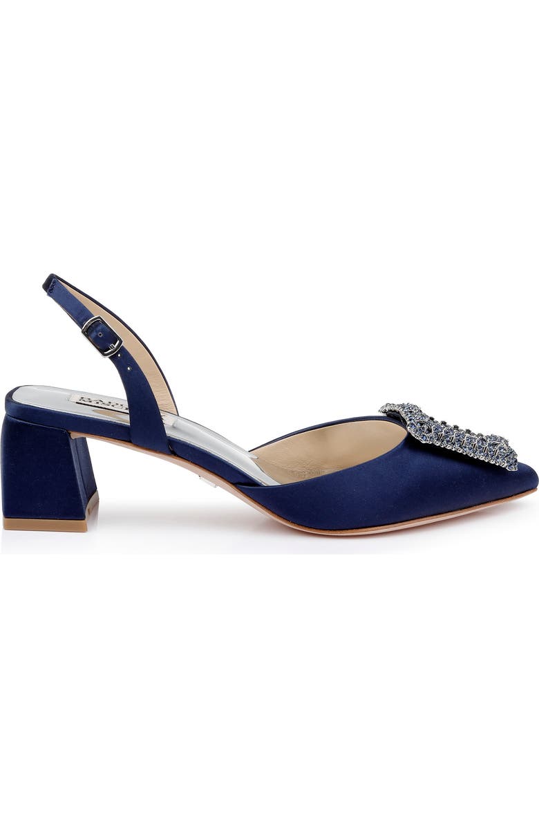 Badgley Mischka Collection Emmie Pointed Toe Slingback Pump, Alternate, color,