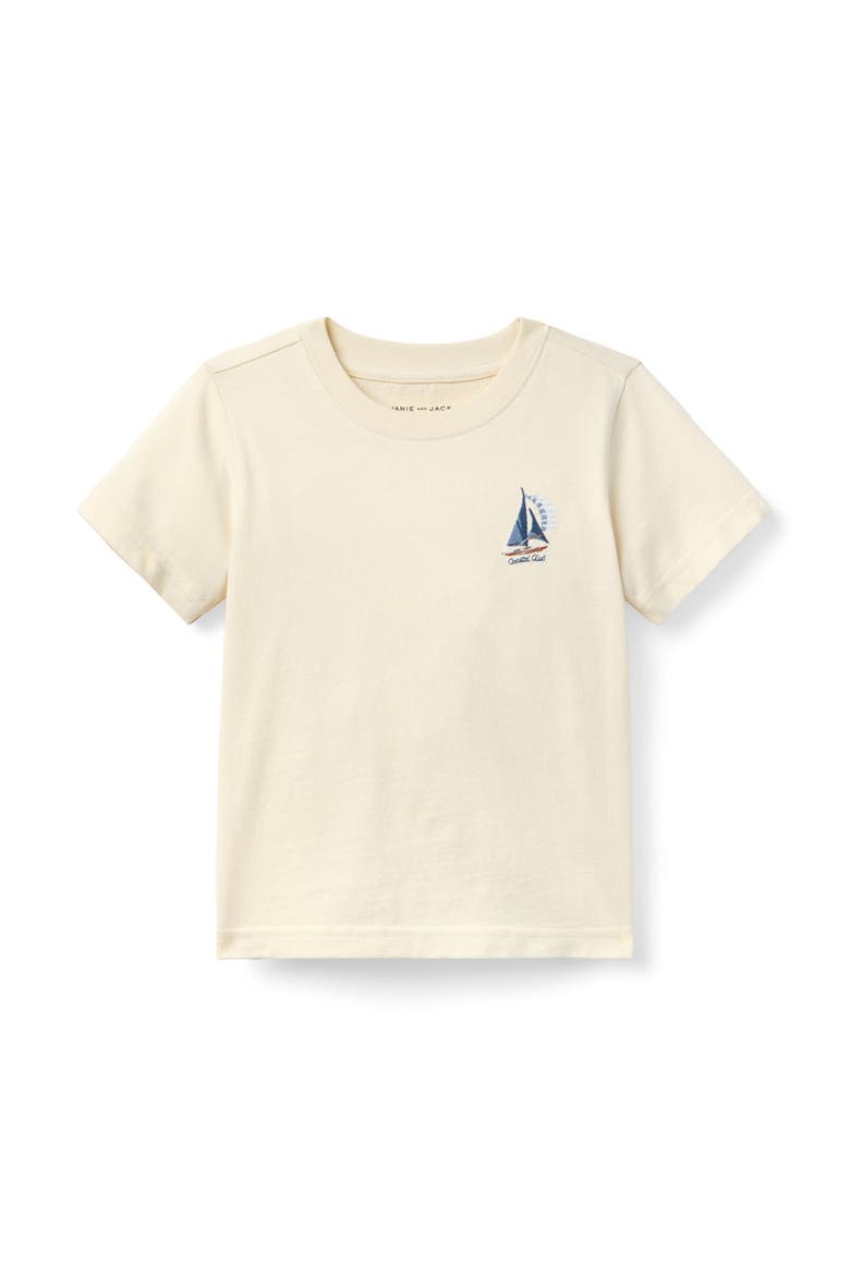 Sailboat Tee, Main, color, White