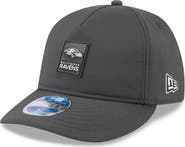 New Era Men's New Era Charcoal Baltimore Ravens 2025 Sideline Cold Weather Retro Crown 59FIFTY Fitted Hat