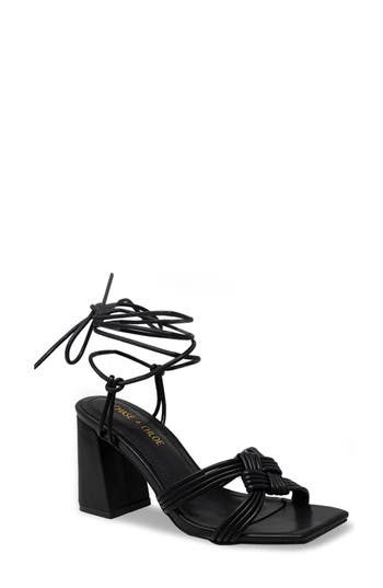 Chase & Chloe Chase And Chloe Jayden Ankle Wrap Sandal