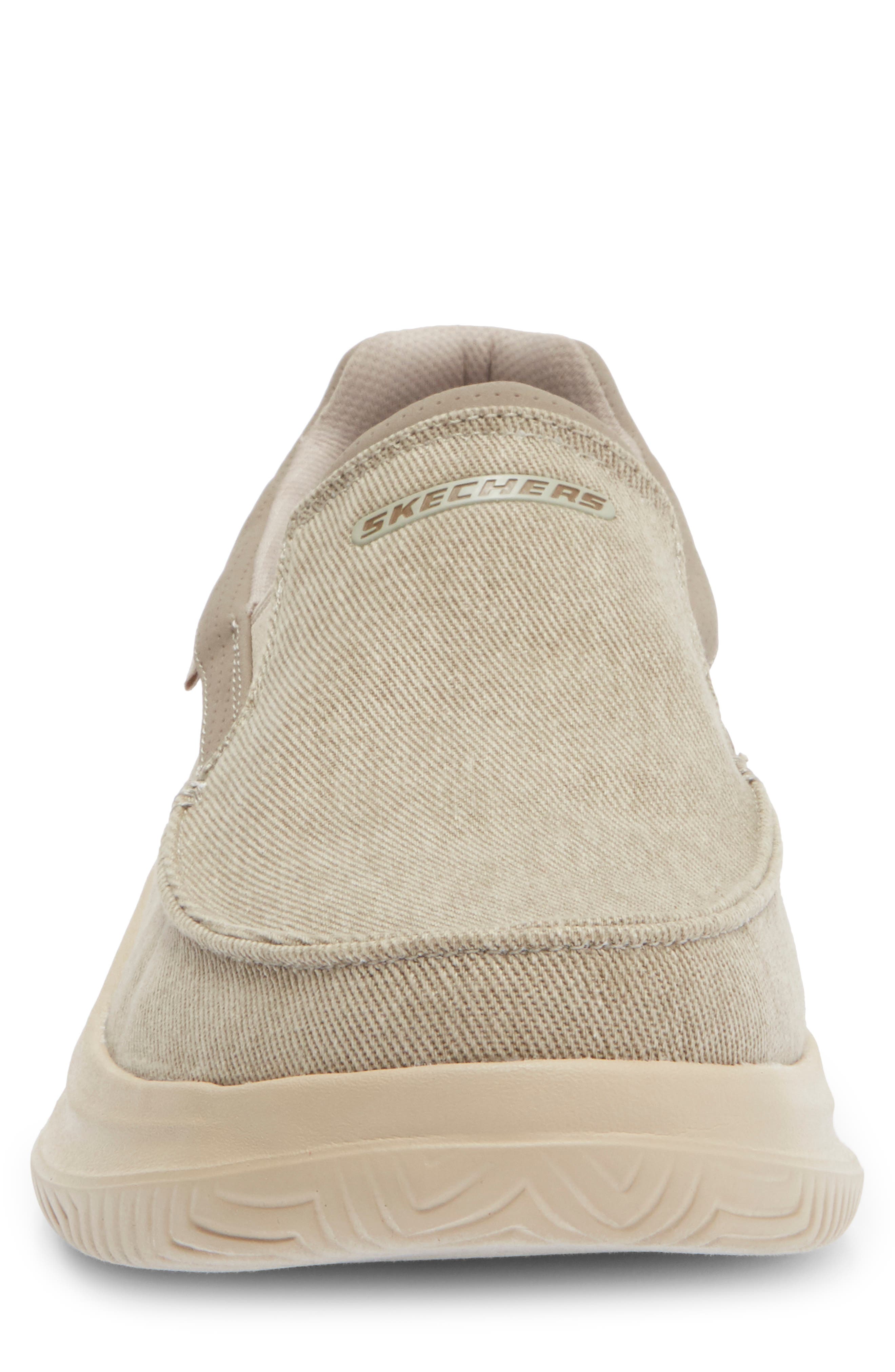 SKECHERS Hasting Fielden Slip-On Sneaker, Alternate, color, Taupe