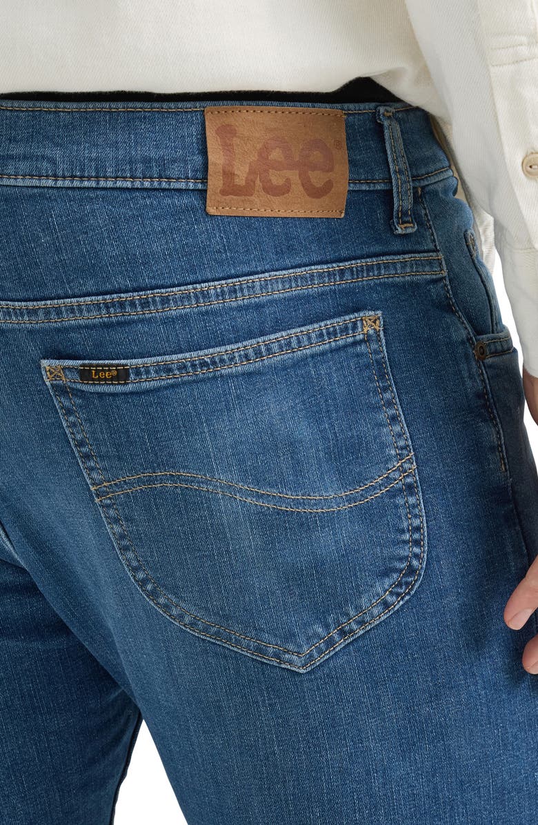 Lee Rider Stretch Slim Straight Leg Jeans, Alternate, color, East New York