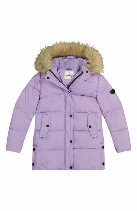 Sam Edelman Kids' Expedition Faux Fur Trim Hooded Parka