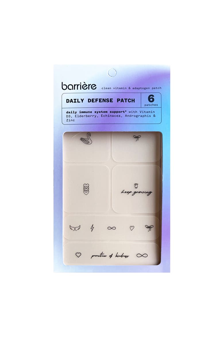 Daily Defense Patch 6ct Mini Motifs - Black, Main, color, Mini Motifs