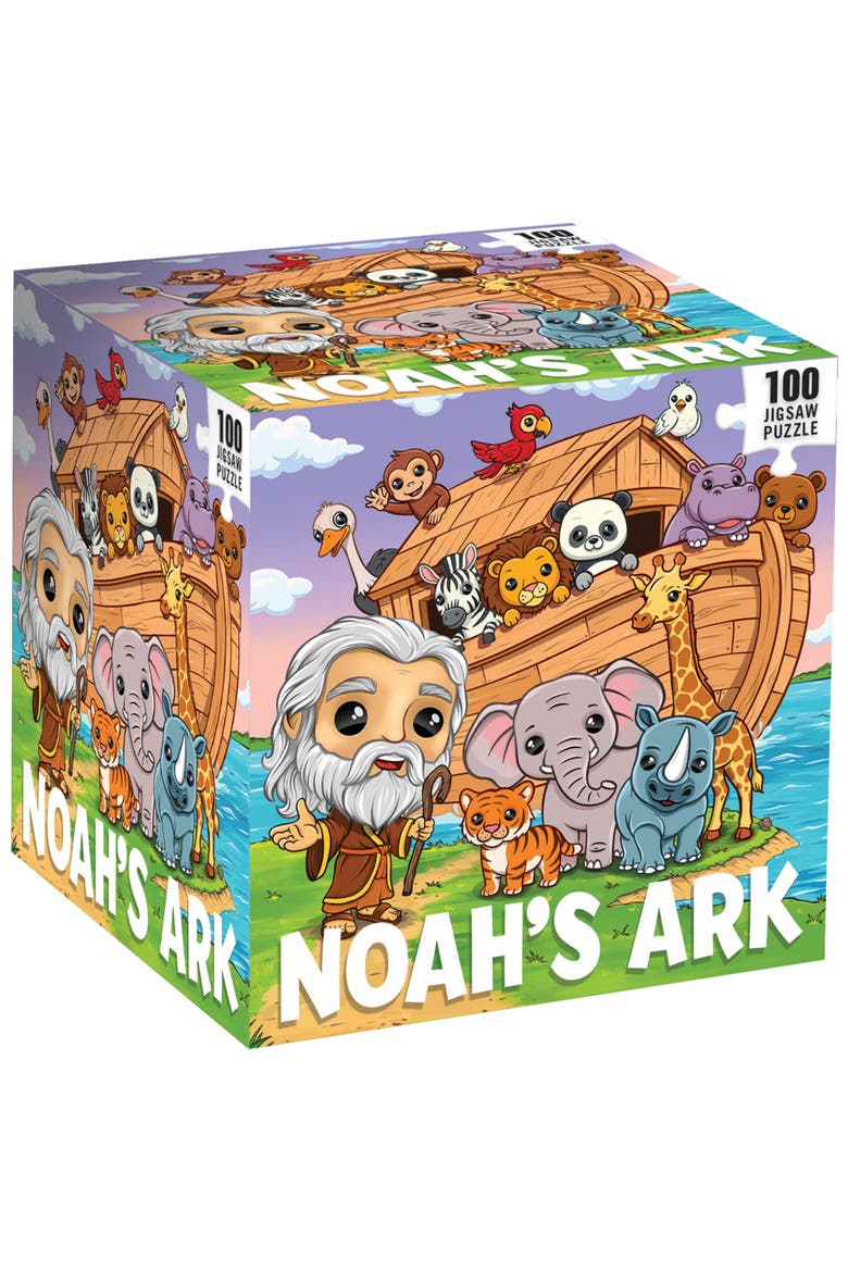 Noah's Ark 100 Piece Jigsaw Puzzle, Main, color, Multicolor