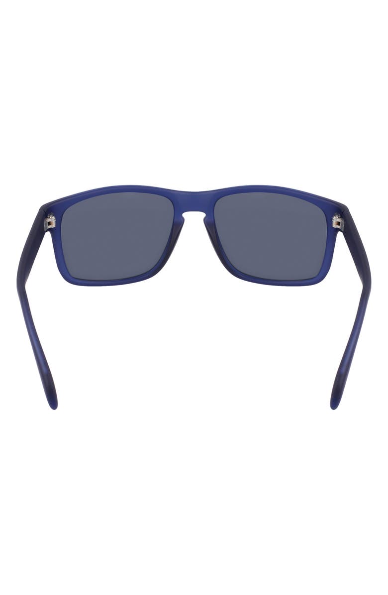 Cole Haan 57mm Squared Polarized Sunglasses, Alternate, color, Navy Crystal
