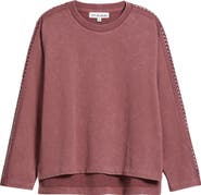 CITY BLUES Detailed Sleeve Sweatshirt