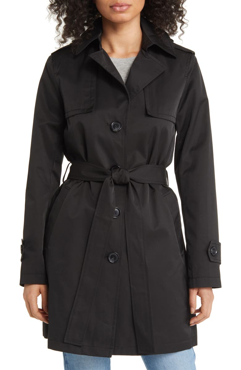 Sam Edelman Water Repellent Trench Coat, Main, color, 