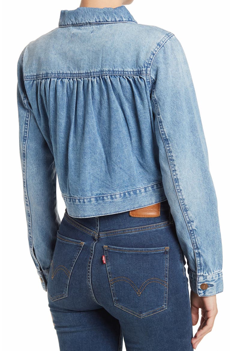 Denim Jacket, Alternate, color, MEDIUM WASH
