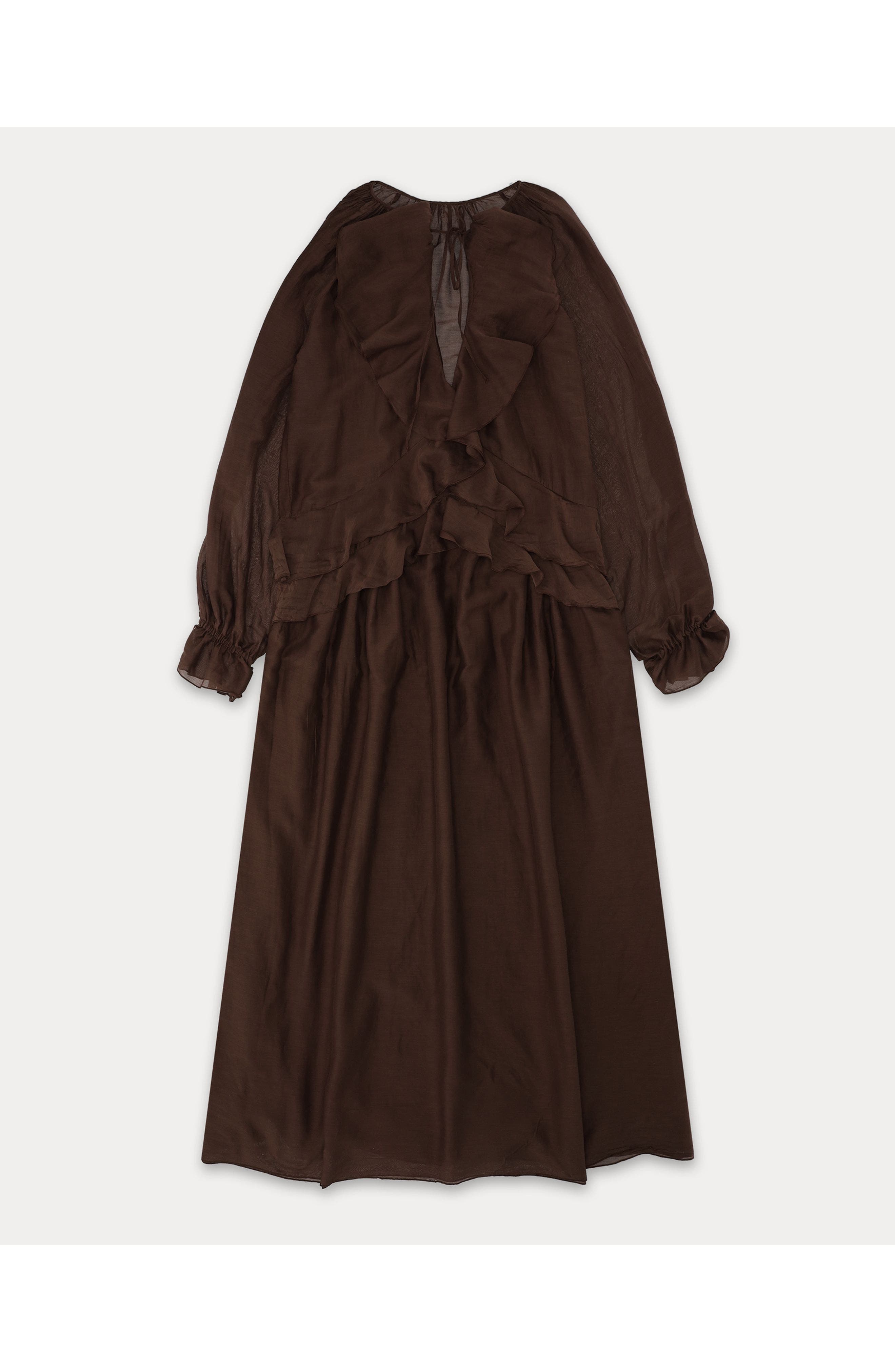 Ange Cotton Silk Caftan Dress