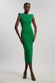 Karen Millen Studded Jersey Midi Dress