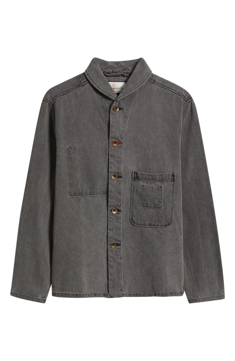 Imperfects Shepherds Cotton Denim Button-Up Shirt, Main, color, Cement Wash