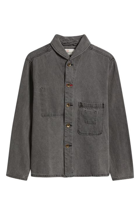 Shepherds Cotton Denim Button-Up Shirt