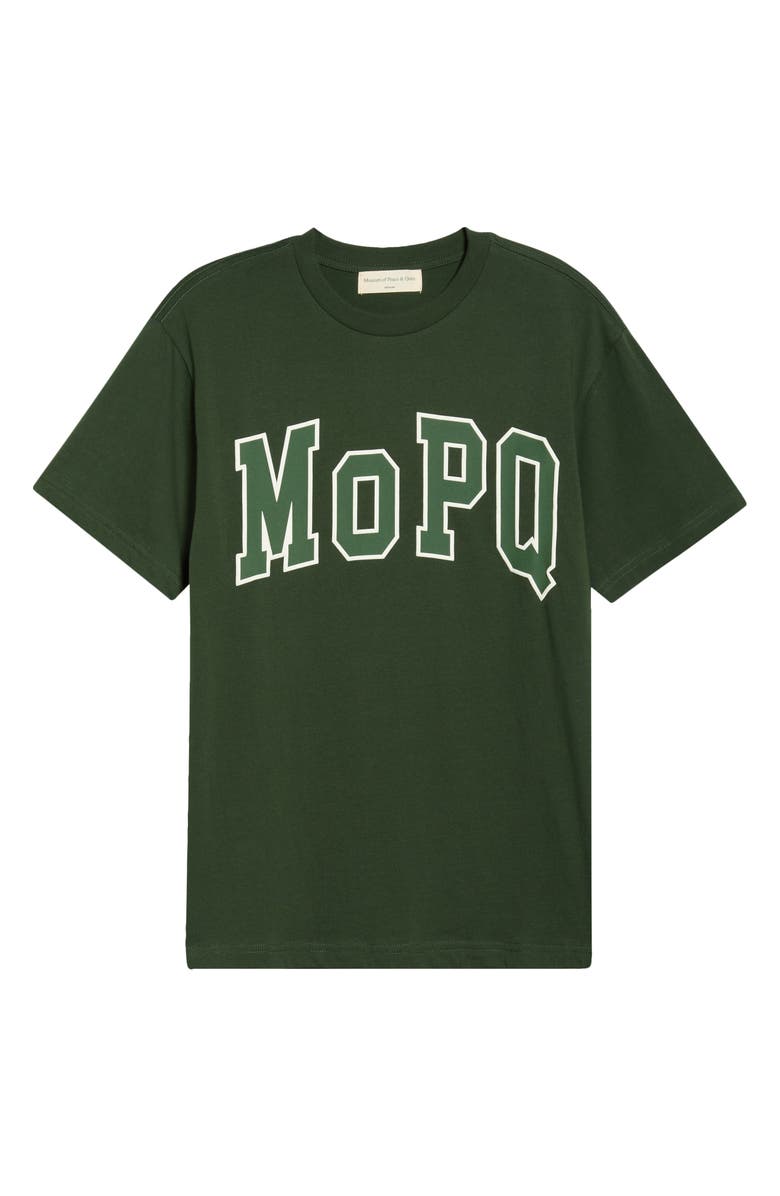 Museum of Peace & Quiet University Logo Graphic T-Shirt, Alternate, color, Forest