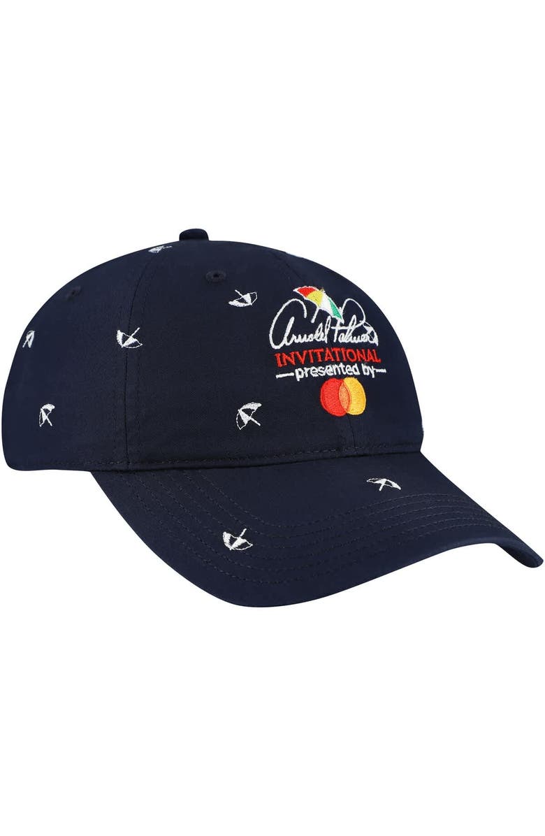 PUMA Men's Puma  Navy Arnold Palmer Invitational Umbrella Adjustable Dad Hat, Alternate, color, Navy