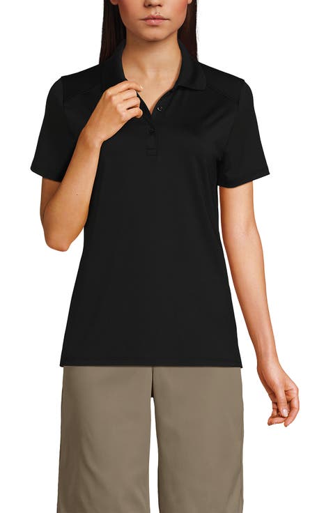 School Uniform  Short Sleeve Feminine Fit Rapid Dry Polo Shirt